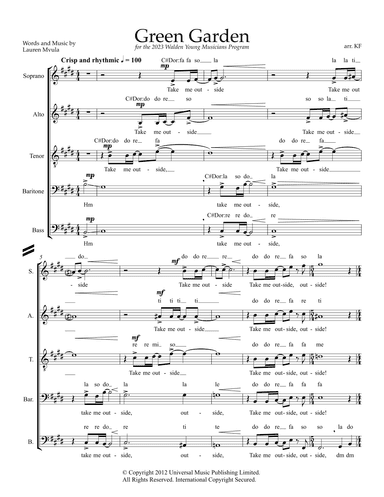 Green Garden (arr. Kari Francis)