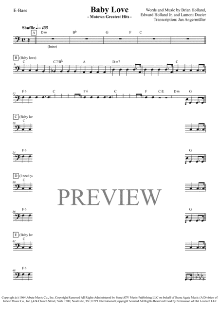 Baby Love (arr. Jan Angermüller)