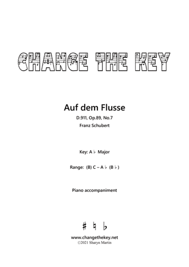 Auf dem Flusse Ab Major (arr. Sharyn Martin)