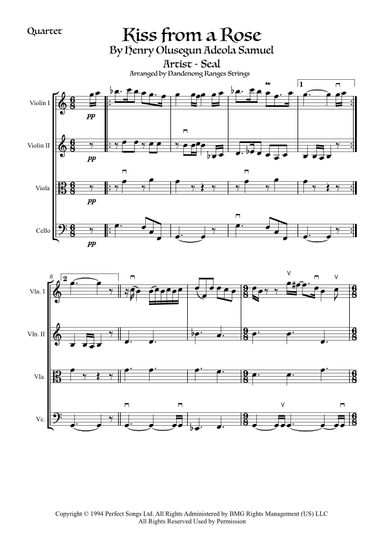 Kiss From A Rose (arr. Dandenong Ranges Strings)