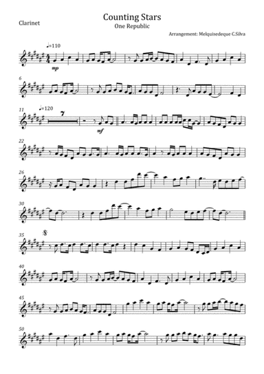 Counting Stars (arr. Melquisedeque C.Silva)