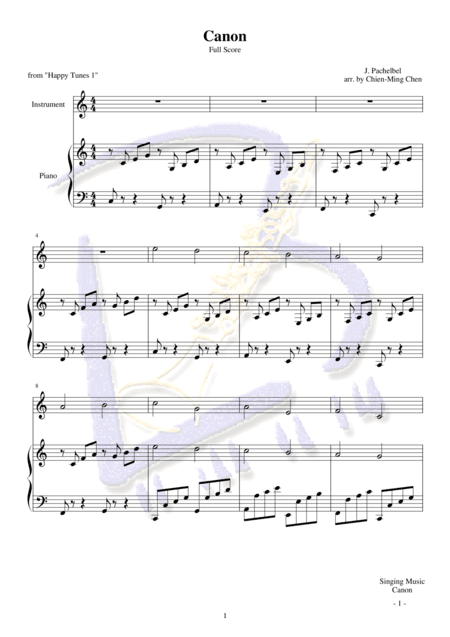 Canon (arr. Chien-Ming Chen)
