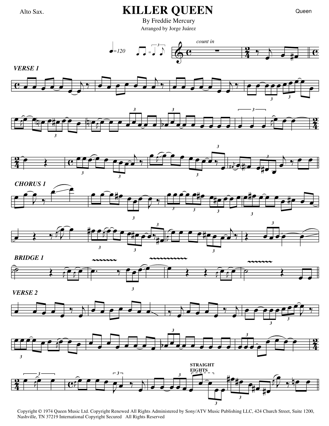 Killer Queen (arr. Jorge Juárez)