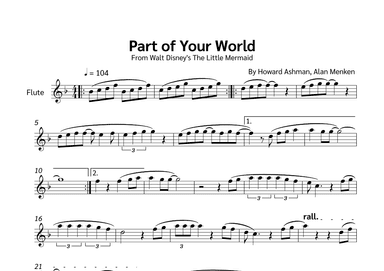 Part Of Your World (arr. Jackson Spindler)