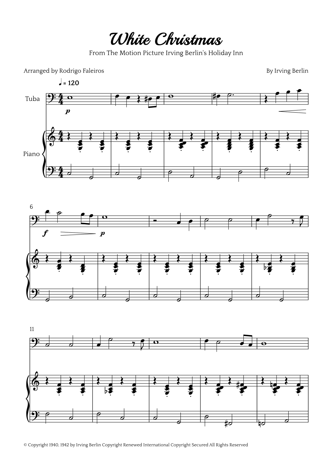 White Christmas (arr. Rodrigo Faleiros)