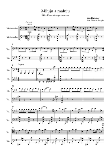 Miluju a maluju (arr. Martin Stupka)