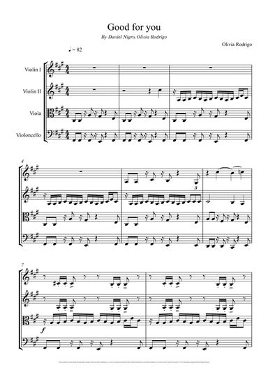 Good 4 U (arr. André Laitano)