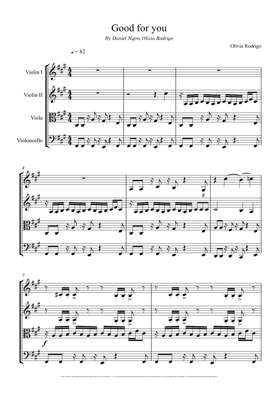 Good 4 U (arr. André Laitano)