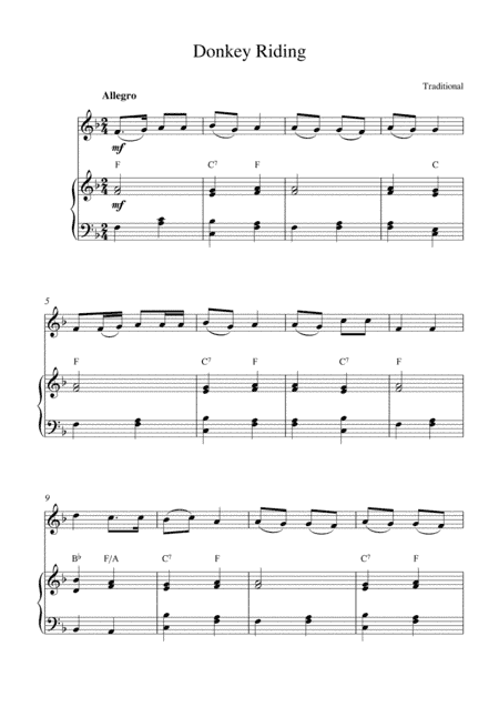 Donkey Riding (arr. Kaiserin Rebecca)