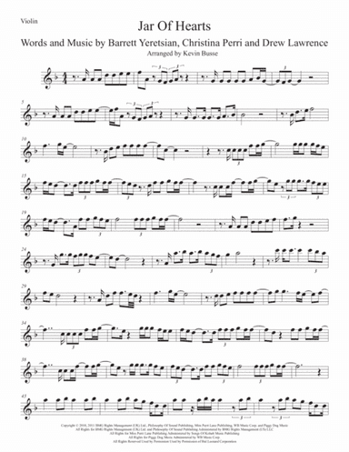 Jar Of Hearts (arr. Kevin Busse)