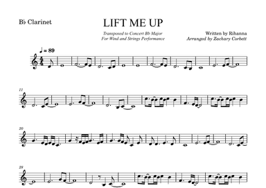 Lift Me Up (arr. Zachary Corbett)