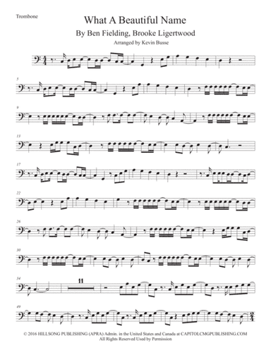 What A Beautiful Name (arr. Kevin Busse)