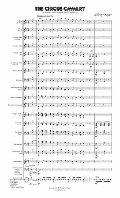 The Circus Cavalry (score)