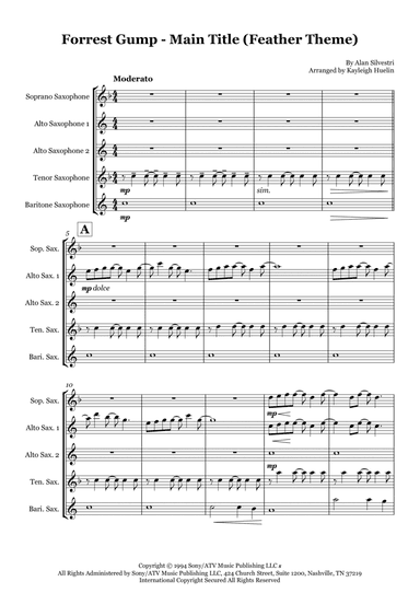 Forrest Gump - Main Title (feather Theme) (arr. Kayleigh Huelin)