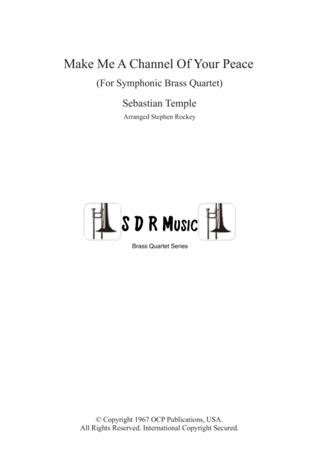 Make Me A Channel Of Your Peace (prayer Of St. Francis) (arr. Stephen Rockey)