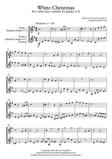 White Christmas (arr. Edwin Sung)