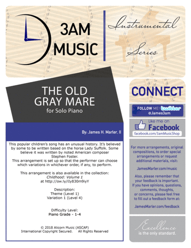 The Old Gray Mare (Theme and Variations) (arr. James Marler)