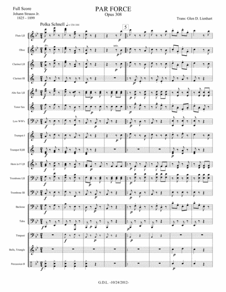 Par force polka (arr. Glen D. Lienhart)