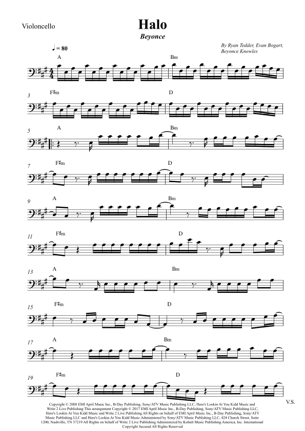 Halo (arr. Wesley S. SIlva)
