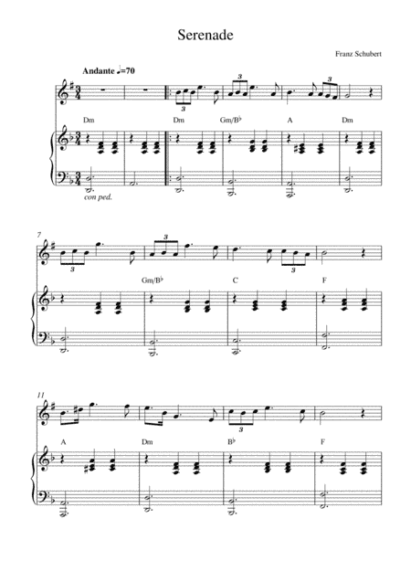 Serenade (arr. Kaiserin Rebecca)