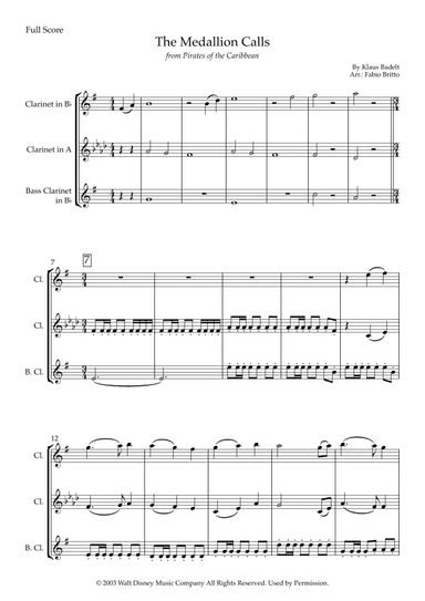 The Medallion Calls (arr. Fabio Britto)
