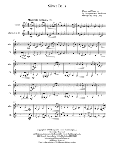Silver Bells (arr. Emily Gray)