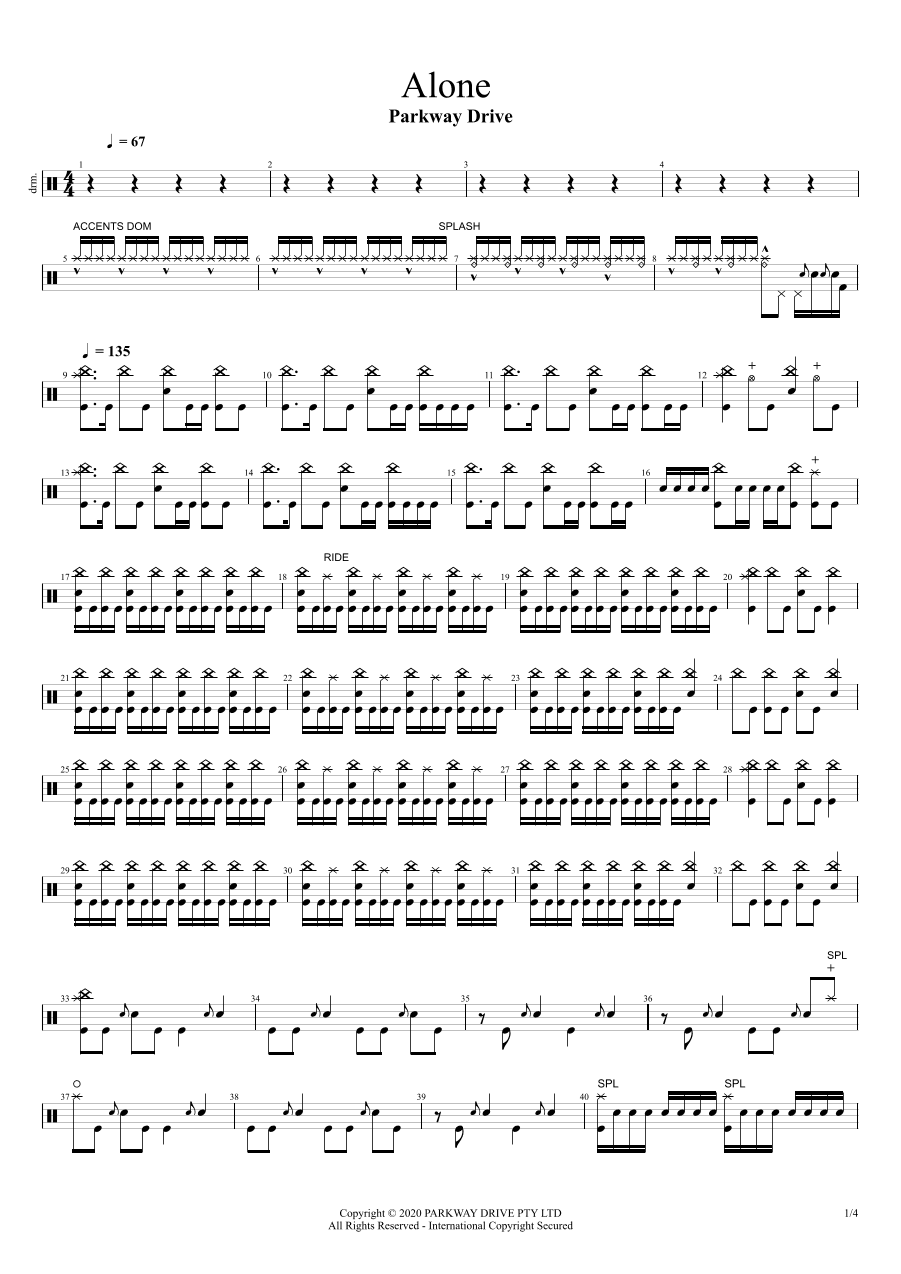 Alone (arr. Cyril Mayer)