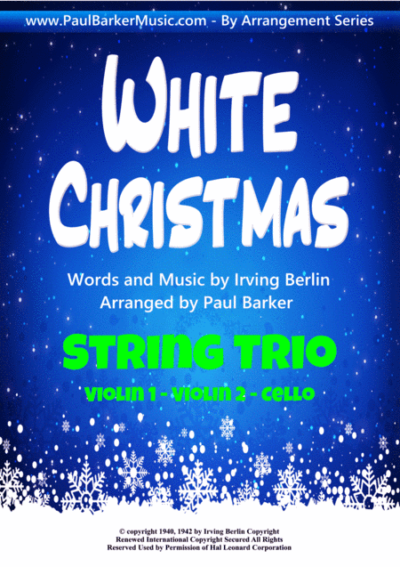 White Christmas (arr. Paul Barker)