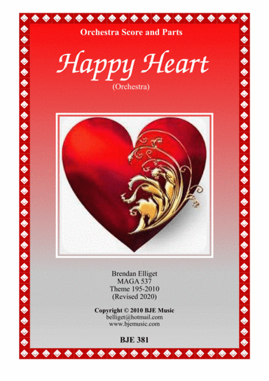 Happy Heart - Orchestra Score and Parts PDF