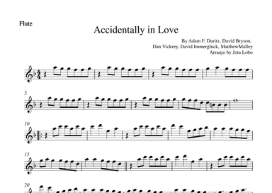Accidentally In Love (arr. Jota Lobo)