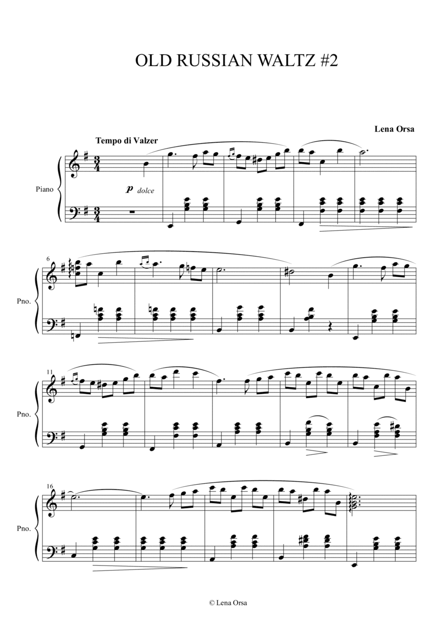 Old Russian Waltz #2