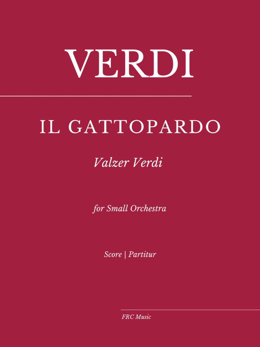 Il Gattopardo (Leopard) for Flute, Clarinet in Bb and String Orchestra (arr. Flavio Regis Cunha)
