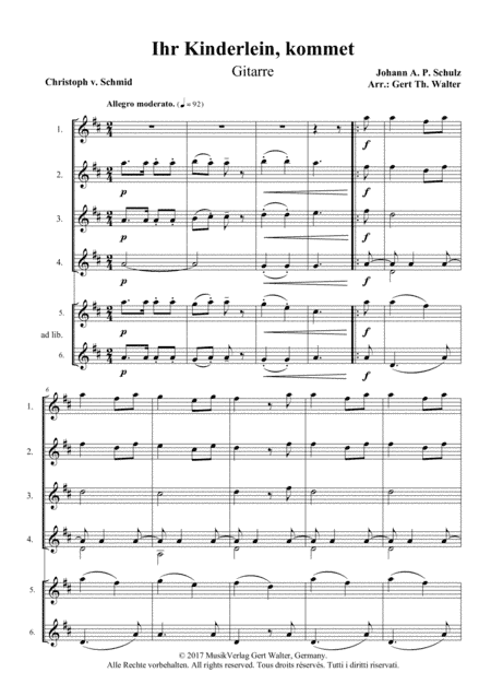 O Come, Little Children (arr. Gert Th. Walter)