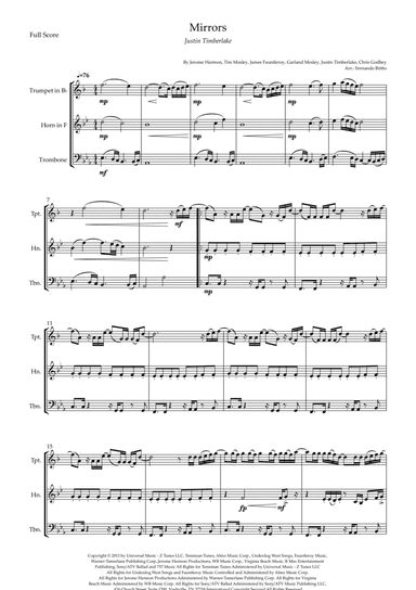 Mirrors (arr. Fernando Britto)