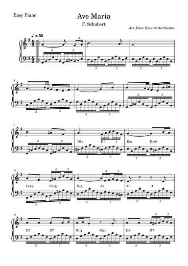 Ave Maria (Schubert) (arr. Fabio Eduardo de Oliveira)