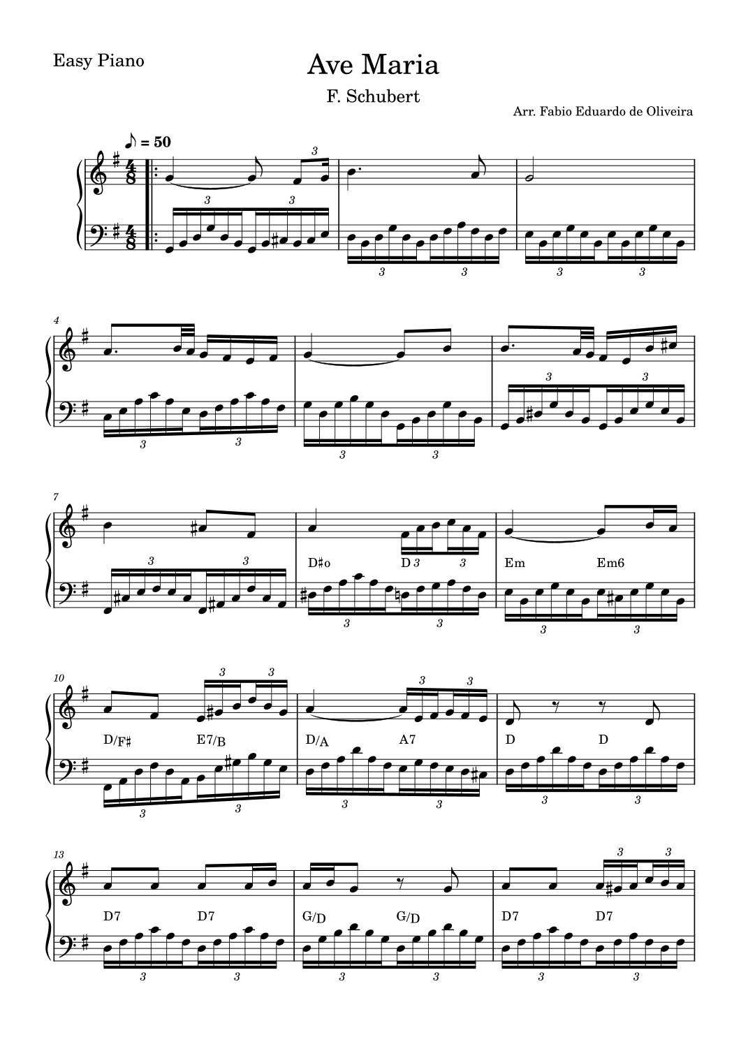Ave Maria (Schubert) (arr. Fabio Eduardo de Oliveira)