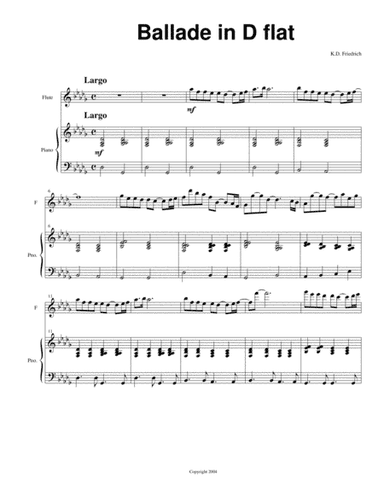 Ballade in D-Flat