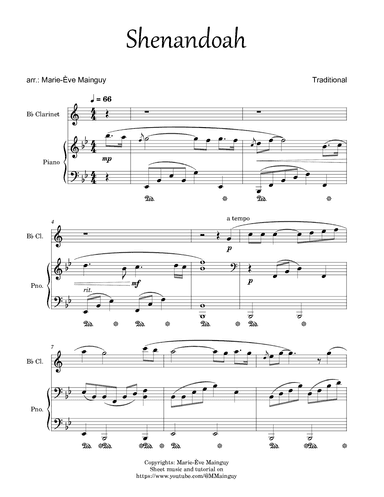 Shenandoah (arr. Marie-Ève Mainguy)
