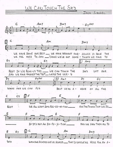 We Can Touch The Sky