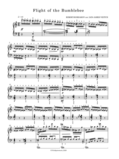 Flight of the Bumblebee (arr. Iain James Veitch)