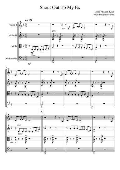 Shout Out To My Ex (arr. KoaliMusic)