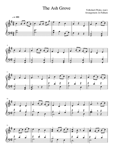 The Ash Grove (arr. Jo Fulham)