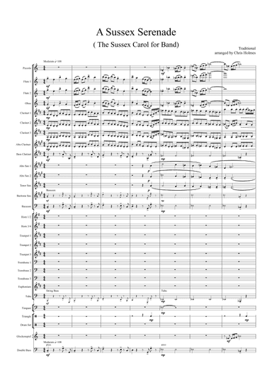 A Sussex Serenade (The Sussex Carol for Concert Band) (arr. Chris Holmes)