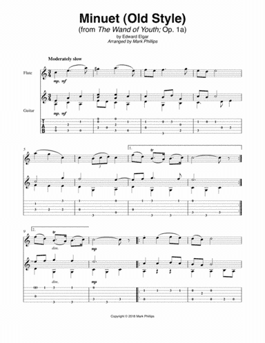 Minuet (Old Style) (arr. Mark Phillips)