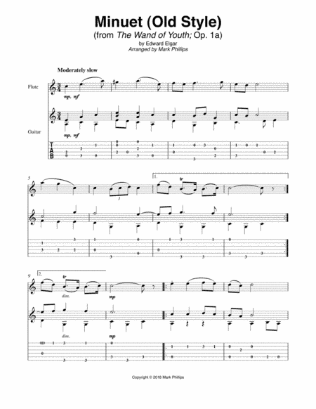Minuet (Old Style) (arr. Mark Phillips)