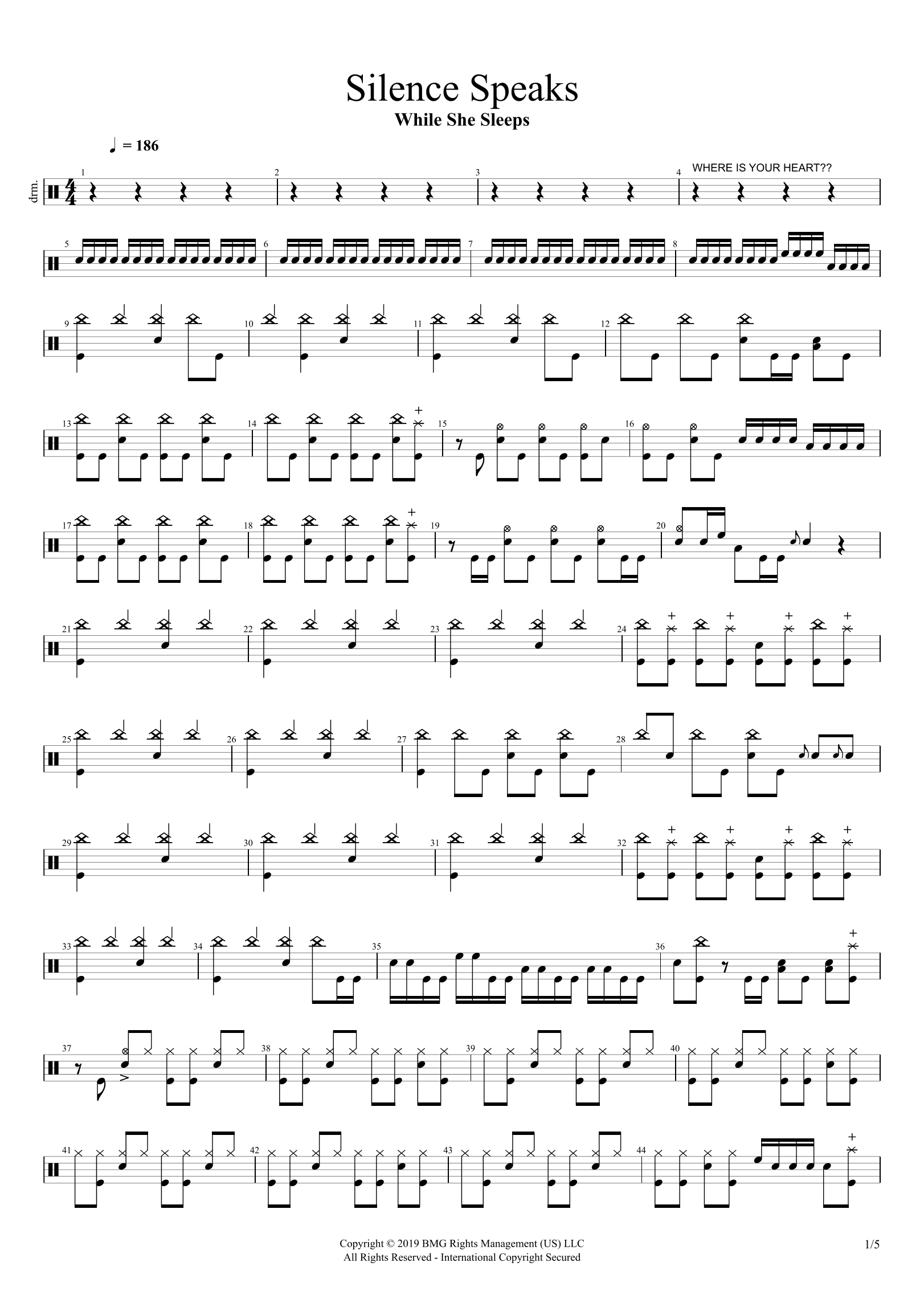 Silence Speaks (arr. Cyril Mayer)