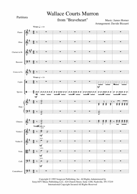 Wallace Courts Murron (arr. Davide Bizzarri)