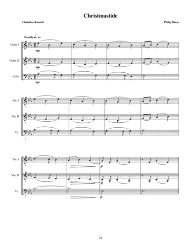 Three Christmas Motets - 3) Christmastide