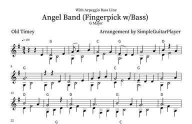 Angel Band (Fingerpicking) (arr. SimpleGuitarPlayer)