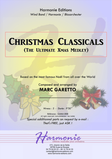 Christmas Classicals - The Ultimate Xmas Medley for Concert Band (arr. Marc GARETTO)